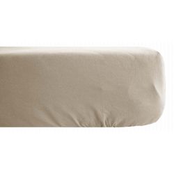 Drap housse Palace pur coton teint lavé 63 fils/cm² Vent du sud