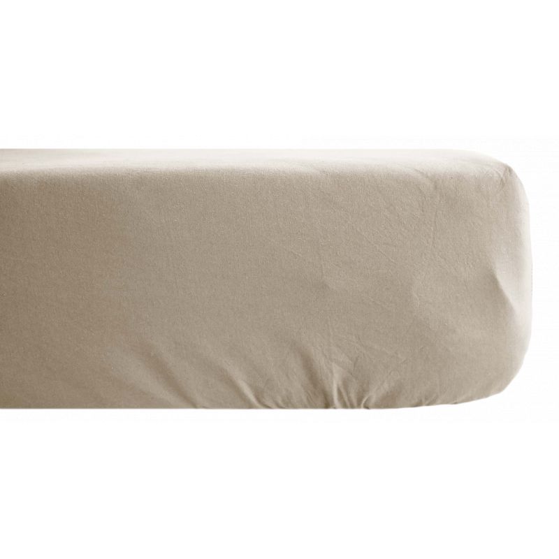 Drap housse Palace pur coton teint lavé 63 fils/cm² Vent du sud