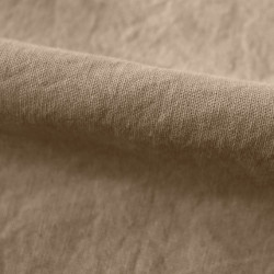 Drap plat Palace pur coton teint lavé, 63 fils/cm² Vent du sud