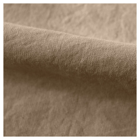 Drap plat Palace pur coton teint lavé, 63 fils/cm² Vent du sud