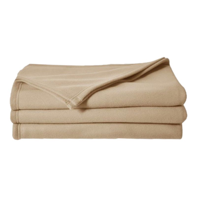 Couverture polaire 150 x 220 cm sable