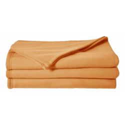 Couverture polaire 210 x 230 cm miel