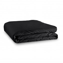 Housse de couette Noir 260 x 240 cm / 100% Coton / 57 Fils/cm² pour lit 2 places "King Size"