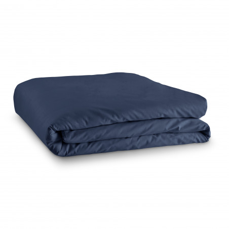 Housse de couette Marine 260 x 240 cm / 100% Coton / 57 Fils/cm² pour lit 2 places "King Size"