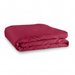 Housse de couette Rouge 260 x 240 cm / 100% Coton / 57 Fils/cm² pour lit 2 places "King Size"