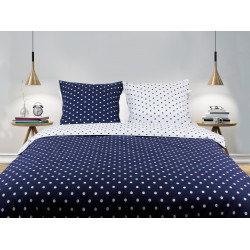 Parure de couette Pois Bleu...