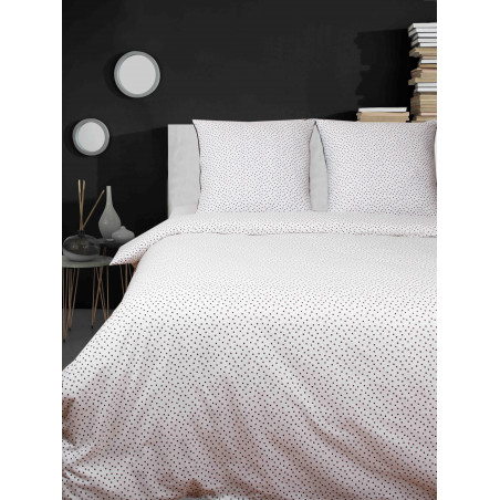 Parure de couette Points - 100% Coton / 57 Fils/cm²