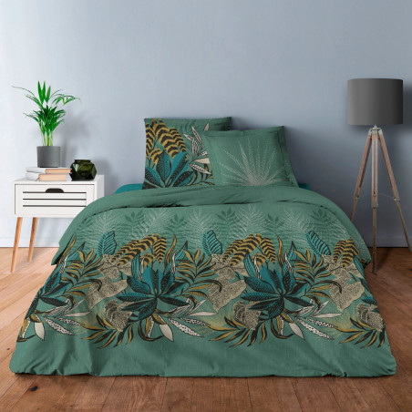 Parure de couette 3 pièces Champêtre microfibre