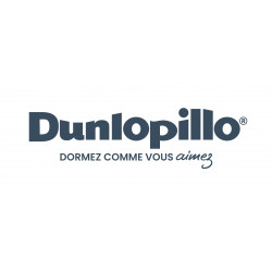 Lot de 2 Oreillers 60 x 60 cm Dunlopillo "Sophie" Douceur extrême