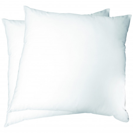 Lot de 2 Oreillers 60 x 60 cm Dunlopillo "Isabelle" Douceur extrême