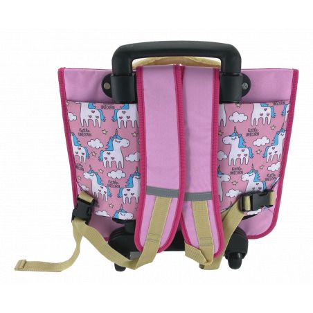 Cartable scolaire avec trolley + trousse offerte "Workids"