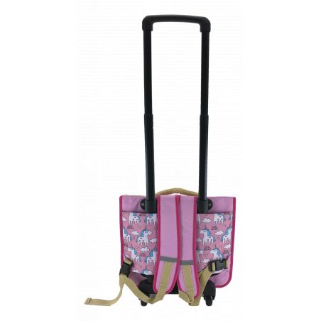 Cartable scolaire avec trolley + trousse offerte "Workids"