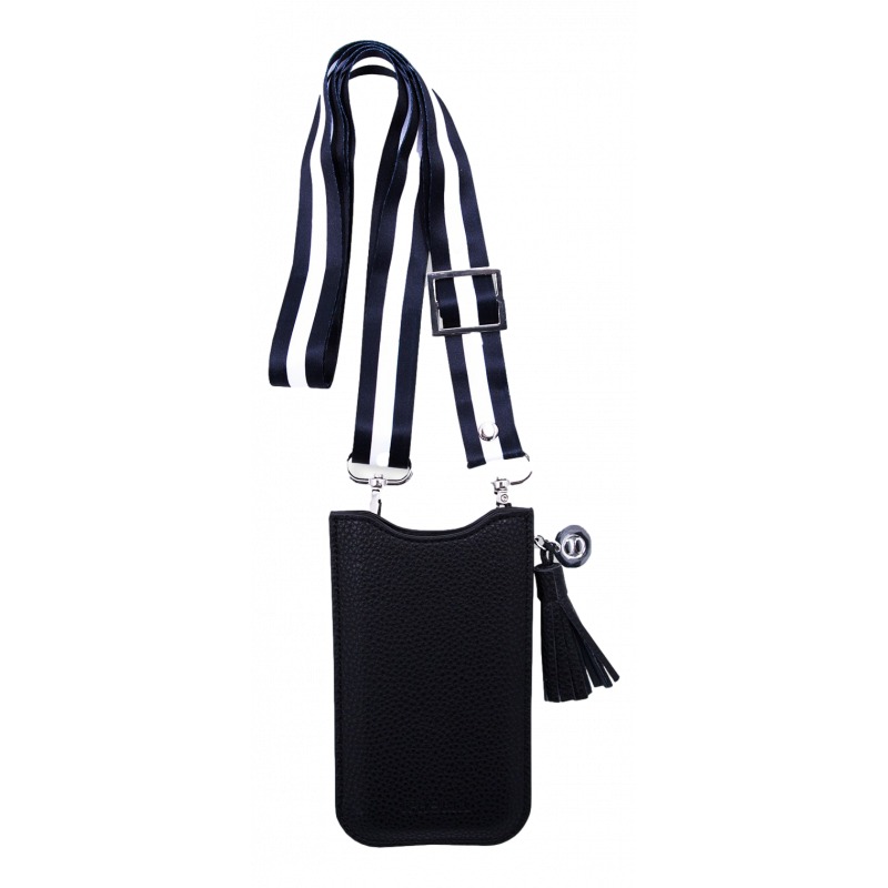 Pochette tour de cou pour smartphone Black/White Black Iphoria