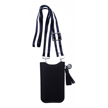 Pochette tour de cou pour smartphone Black/White Black Iphoria