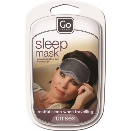 Masque de sommeil + Bouchons d'oreilles Go Travel