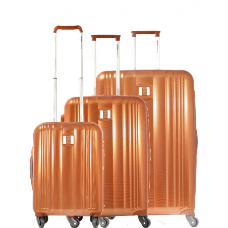 Set de 3 valises Rigides 4 roulettes Shield