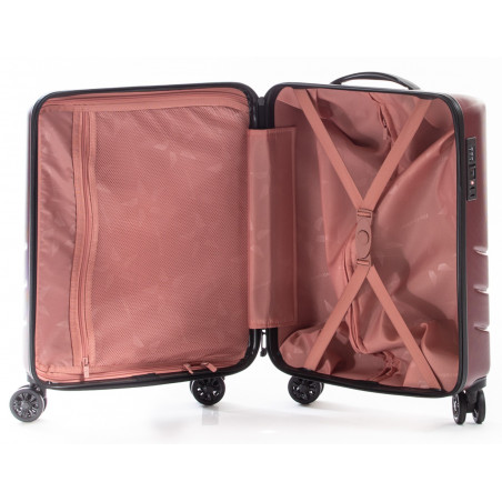Valise cabine rigide 8 roulettes Carat Metzelder