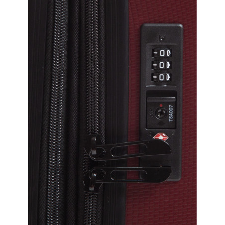Valise cabine rigide 8 roulettes Carat Metzelder