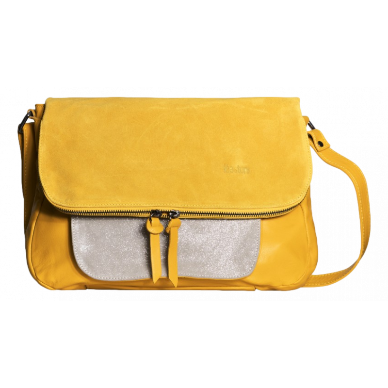 Sac bandoulière Cybeline Tri matière Léa & Toni