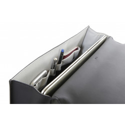 Serviette cuir Via Durini Nava