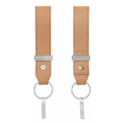 Porte clé cuir Via Durini Nava