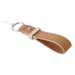 Porte clé cuir Via Durini Nava
