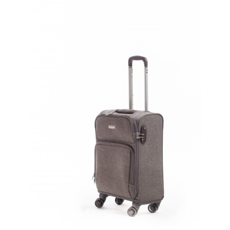 Valise Cabine Souple 8 roulettes Violine Alpini