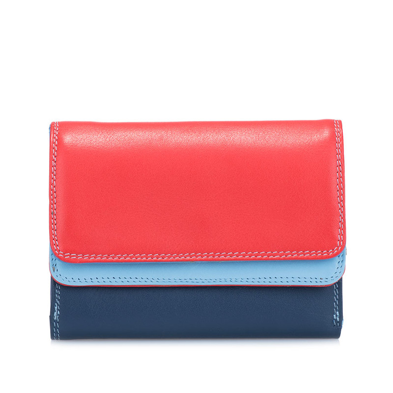 Portefeuille Double Flap Mywalit bleu