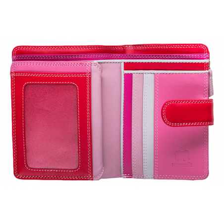 Portefeuille medium à 3 volets Mywalit rose