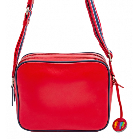 Sac à bandoulière Auckland Camera Mywalit rouge