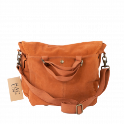 Sac besace Grand cuir suède Sac US