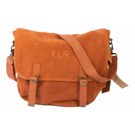 Sac besace Grand cuir suède Sac US