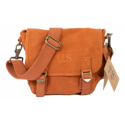 Sac besace Petit cuir suède Sac US
