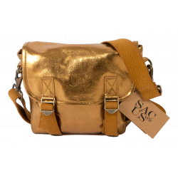Sac besace Petit cuir Métallisé Sac US