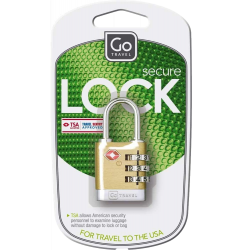 Cadenas à code 3 chiffres TSA Go Travel
