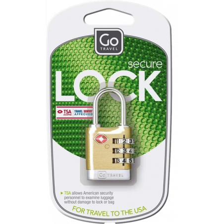 Cadenas à code 3 chiffres TSA Go Travel