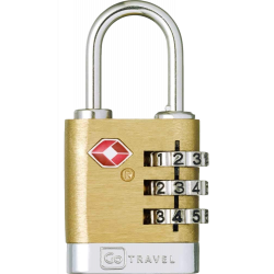 Cadenas à code 3 chiffres TSA Go Travel