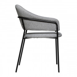 Fauteuil "Siron" en tissu chiné Atmosphera