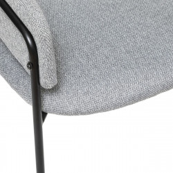 Fauteuil "Siron" en tissu chiné Atmosphera