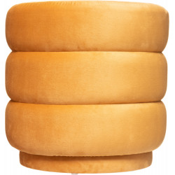 Pouf en velours "Sinan" Atmosphera
