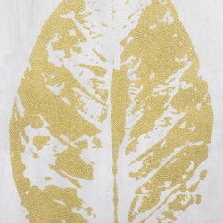 Toile imprimée et encadrée "Feuille" 50 x 70 cm Atmosphera