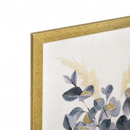 Toile imprimée et encadrée "Fleurs" 50 x 70 cm Atmosphera