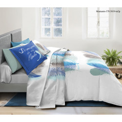 Parure de couette Moments pour lit 90 x 190 cm 100% coton / 57 fils/cm²