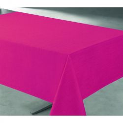 Nappe antitache unie fushia rectangulaire 145 x 240 cm