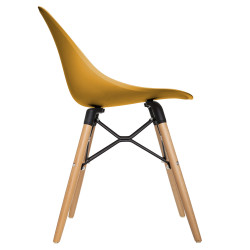 Chaise "Ezra" style scandinave pieds en hêtre Atmosphera