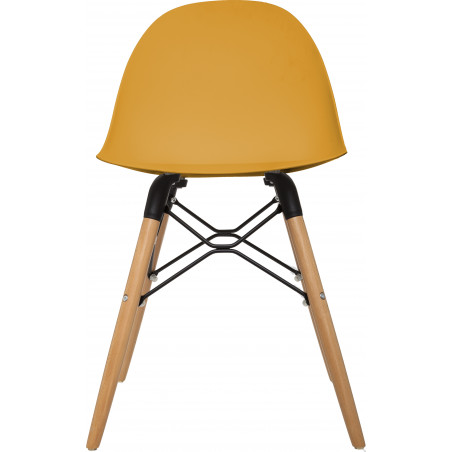 Chaise "Ezra" style scandinave pieds en hêtre Atmosphera
