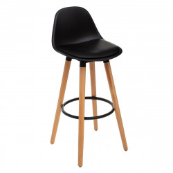 Tabouret bar déco Maxon gris Atmosphera