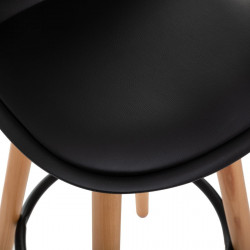 Tabouret bar déco Maxon gris Atmosphera