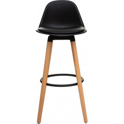 Tabouret bar déco Maxon gris Atmosphera