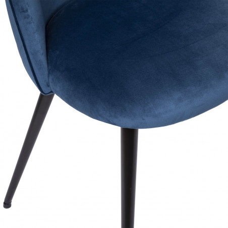 Chaise velours "Slano" Atmosphera